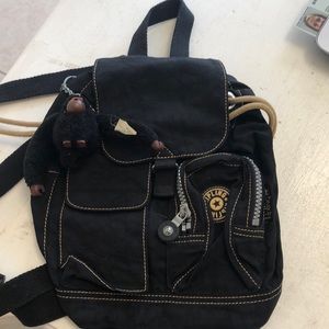 Mini Kipling back pack, BLACK